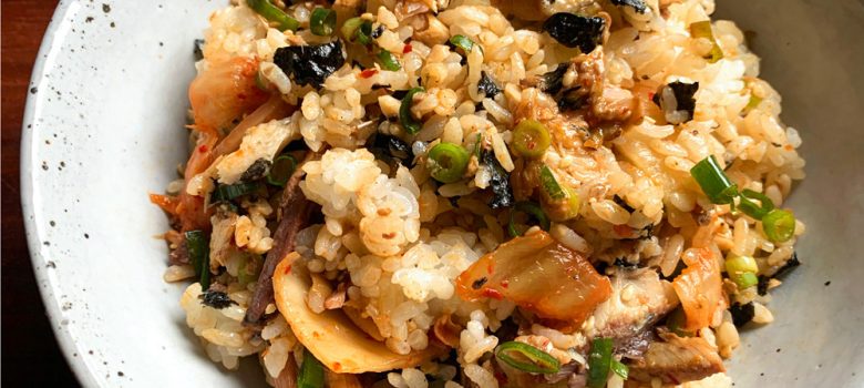 Sardine & Kimchi Mazegohan – Hiroko's Recipes